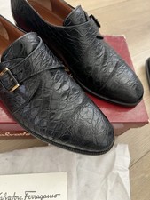 Salvatore Ferragamo Crocodile Shoes 7.5 D alligator