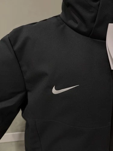 Nike 550 Duck Down Parka Winter Coat BLACK Men's (MEDIUM) - DJ6526-010 image 5