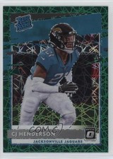 2020 Panini Donruss Optic Rated Rookies Green Velocity Prizm CJ Henderson 07o4