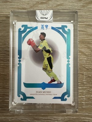 Juan Musso 2022 Fansmall 2/3 Argentina National Team Blue #82