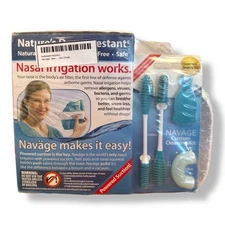 Navage Essentials Bundle-Navage Nasal Irrigation System, Caddy & Cleaning Kit