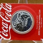 ✨ .999 Fine Silver 1 oz Bullion Round Coca-Cola Santa Claus Christmas Clause