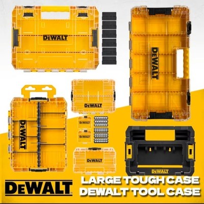 DeWalt TSTAK Tough Case Screwdriver Bit Storage Box Small Medium Large DT70801
