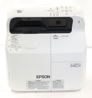 Epson BrightLink 695Wi Ultra Short Throw Projector 3LCD 3500 Lumens NO BULB