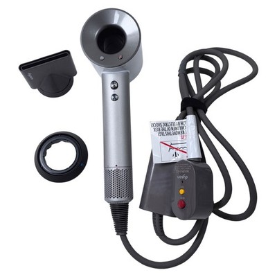 Dyson Supersonic Genuine Hair Dryer with 2 Styling Attachments White Silver