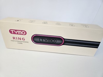 TYMO Ring Plus Ionic Hair Straightener Comb Brush Ceramic Fast Heating Bundle