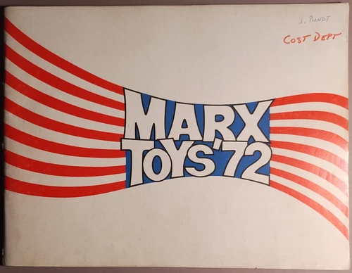 1972 Marx Toys Playsets Figures Big Wheel Dealer Catalog Factory Original B1-75