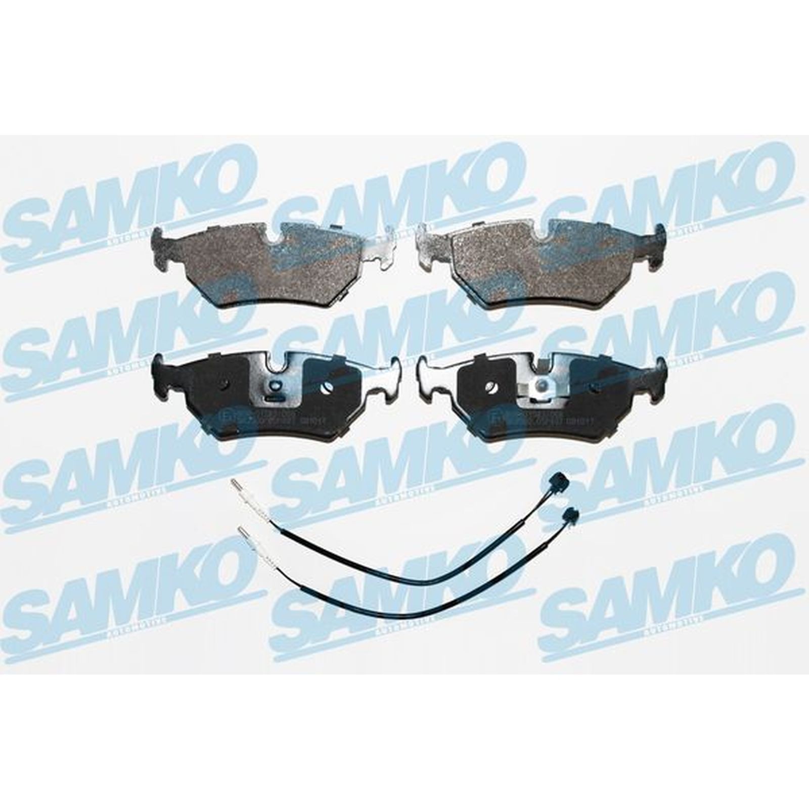 1x ORIGINAL® SAMKO Bremsbelagsatz, Scheibenbremse Hinten für Fiat ULYSSE