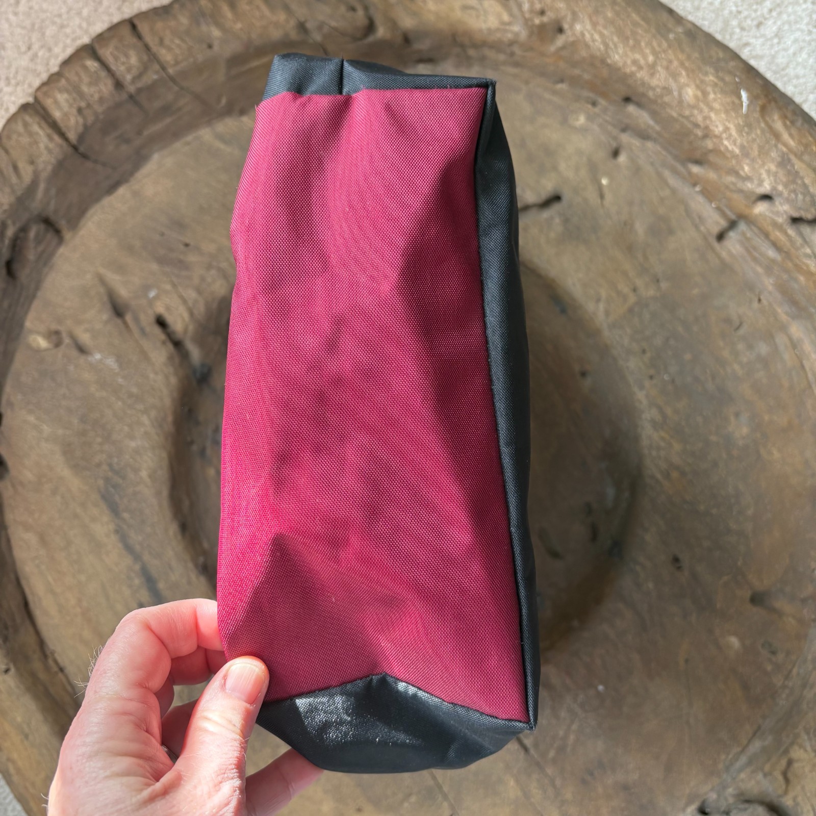 Harvé Chapelier rectangular bottom handheld nylon… - image 2