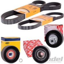 CONTI KEILRIPPENRIEMEN + ROLLEN SATZ passend für BMW 3er E46 7 E38 X5 E53 Z3 E36
