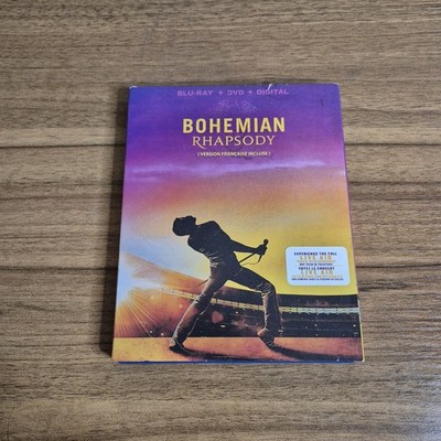 Bohemian Rhapsody (Blu-ray, 2018) W/Slipcover - Queen, Freddie Mercury - NO DVD