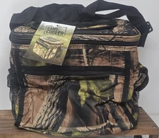 Camo Large Insulated Lunch Cooler Tote Hunting 24 Can Capacity Work & Outdoors