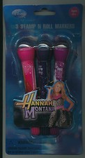 Disney Hannah Montana 3 stamp n roll markers