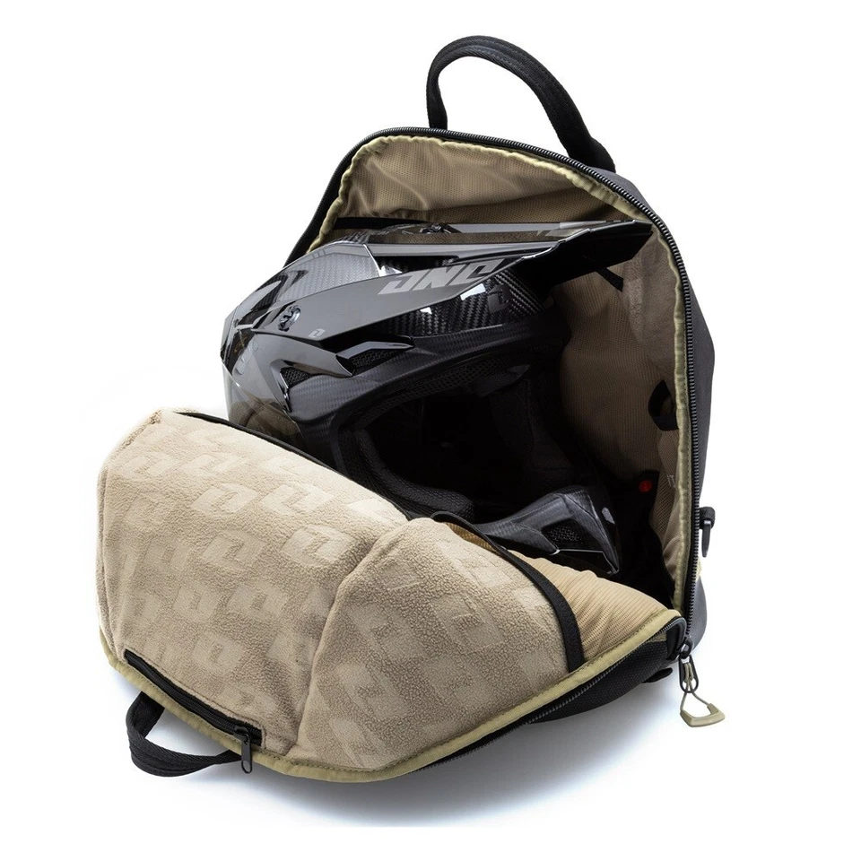 Casco todoterreno ONE Industries X-197 Carbon MIPS blanco abrasador Foto 3 de 4