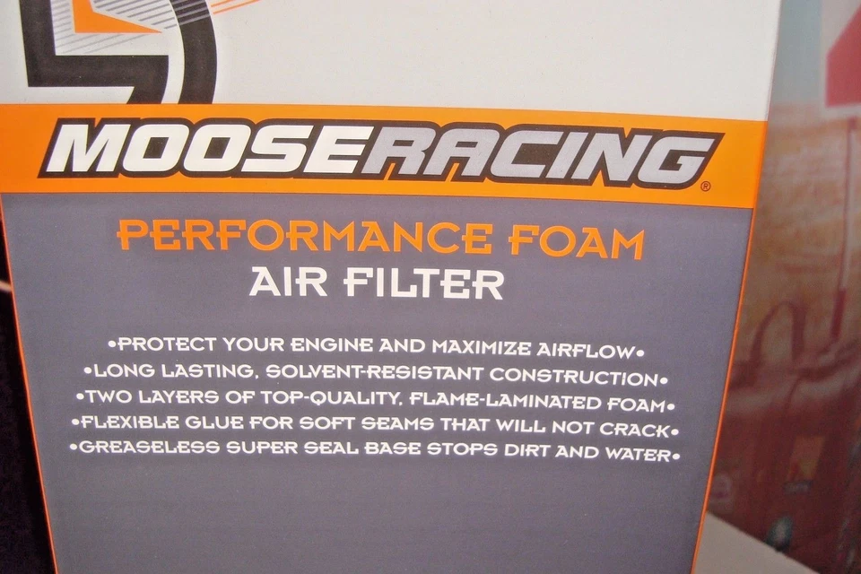 Filtro de aire Yamaha Moose preengrasado triple capa - 1011-2615 ATV se adapta a Warrior X8 Foto 4 de 4