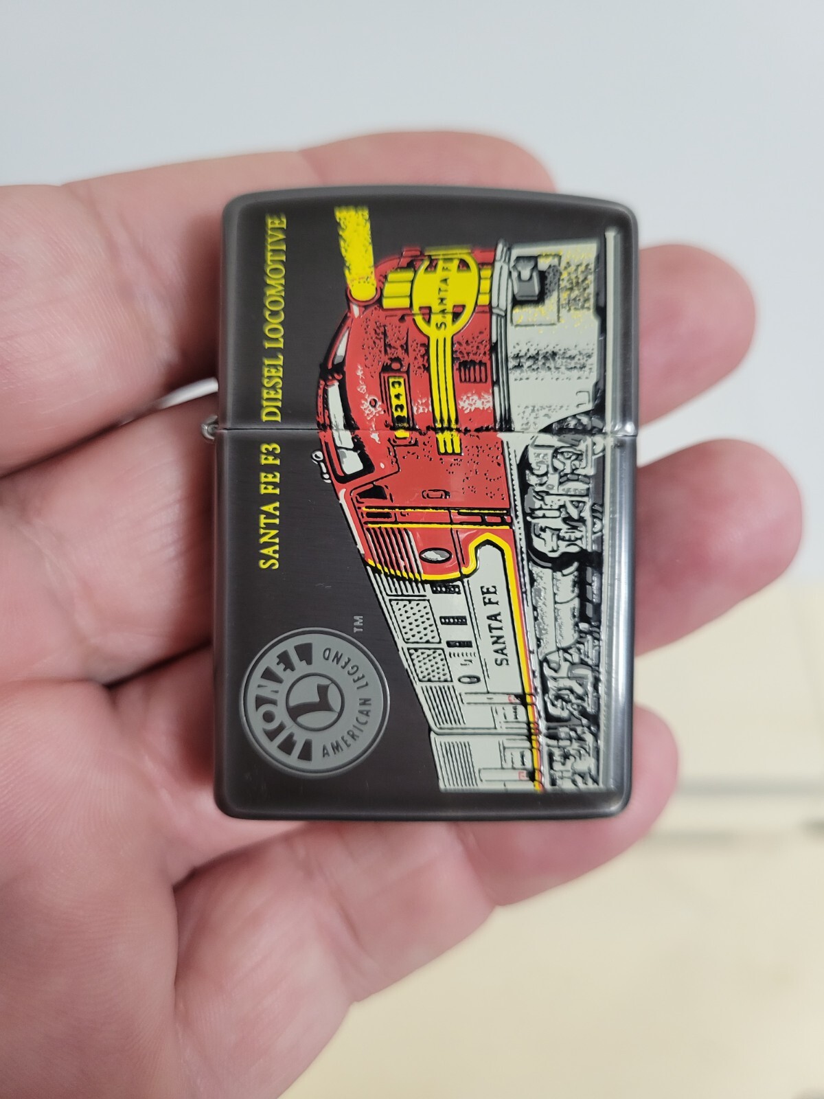Vtg 1998 Zippo Lionel Locomotive Santa Fe F3 Diesel Lighter NEW/Sealed Train
