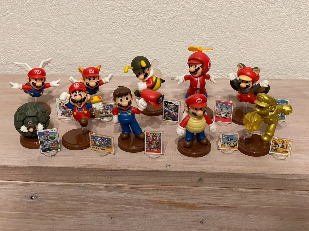 Super Mario Choco Egg Mini Figure 35th Anniversary lot of 10 Set