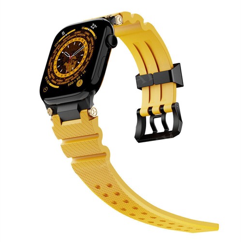 Cinturino Silicone per Apple Watch Ultra 2 49mm Serie 10 9 8 7 6 5 4 3 42mm 46mm - Foto 93 di 94