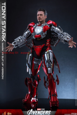 Hot Toys Mms718 1/6 Avengers Tony Stark (Mark 7 Suit Up Ver