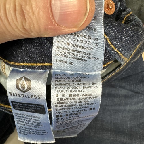 Levi's 527 Slim Bootcut Men's Size 38x30 Jeans Dark Wash Mid Rise Stretch New - Picture 5 of 11