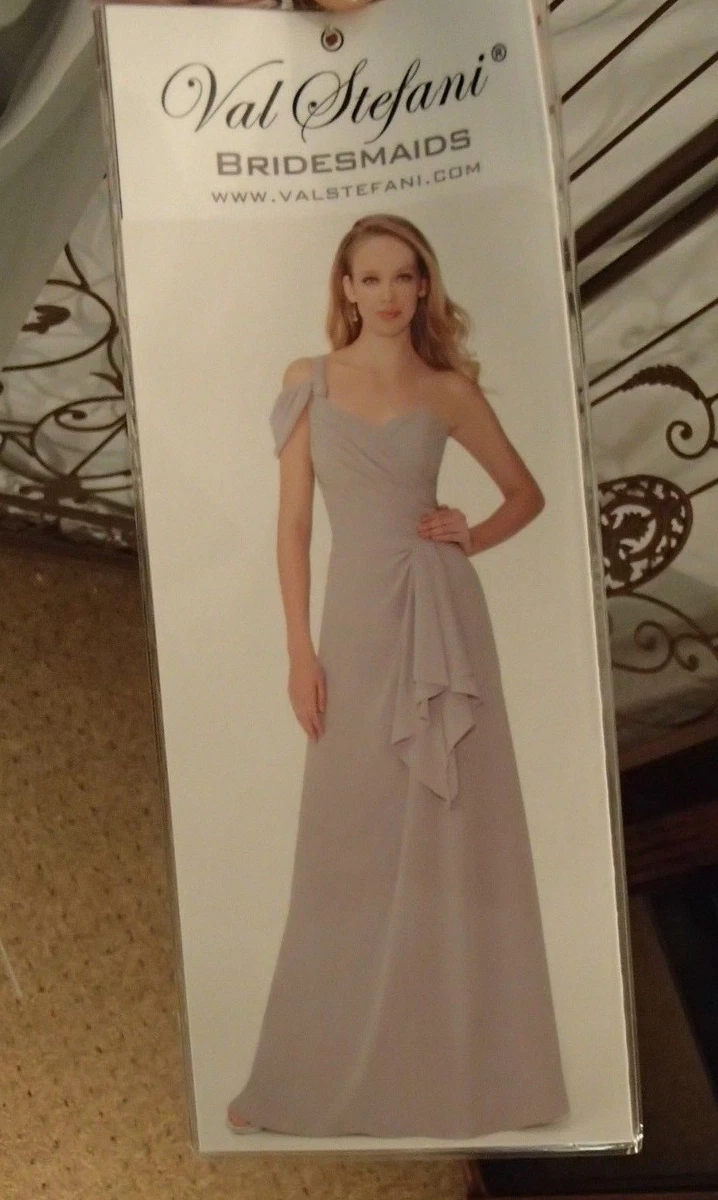 peau de soie bridesmaid dresses Sexy Mermaid Silver Grey Long Custom Bridesmaid Dresses , BN1151