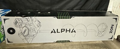 ION ALPHA 8'' Steel 4AMP Battery Power Ice Auger ION-59150-NEW!