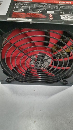 Xilence XP600 600W Power Supply Black Used Working Without Power Cord - 第 2/7 張圖片