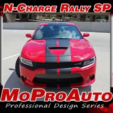 For 2015-2023 Charger Scat Pack 392 Hellcat Rally Racing Stripe Decal Vinyl Gra