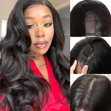 UNice Body Wave U Part Human Hair Wigs for Black Women Wear and Go Glueless Wigs