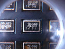VECTRON VCXO CRYSTAL OSCILLATOR 1-CH 38.8800MHz LLCC 6-Pin 0/70°C *NEW* Qty.2