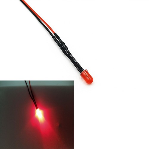 LED de 3mm con cable de 20cm 3V 6V 12V 24V 48V 110V 220V diodos luminosos LED decorativos diodos - Imagen 9 de 14