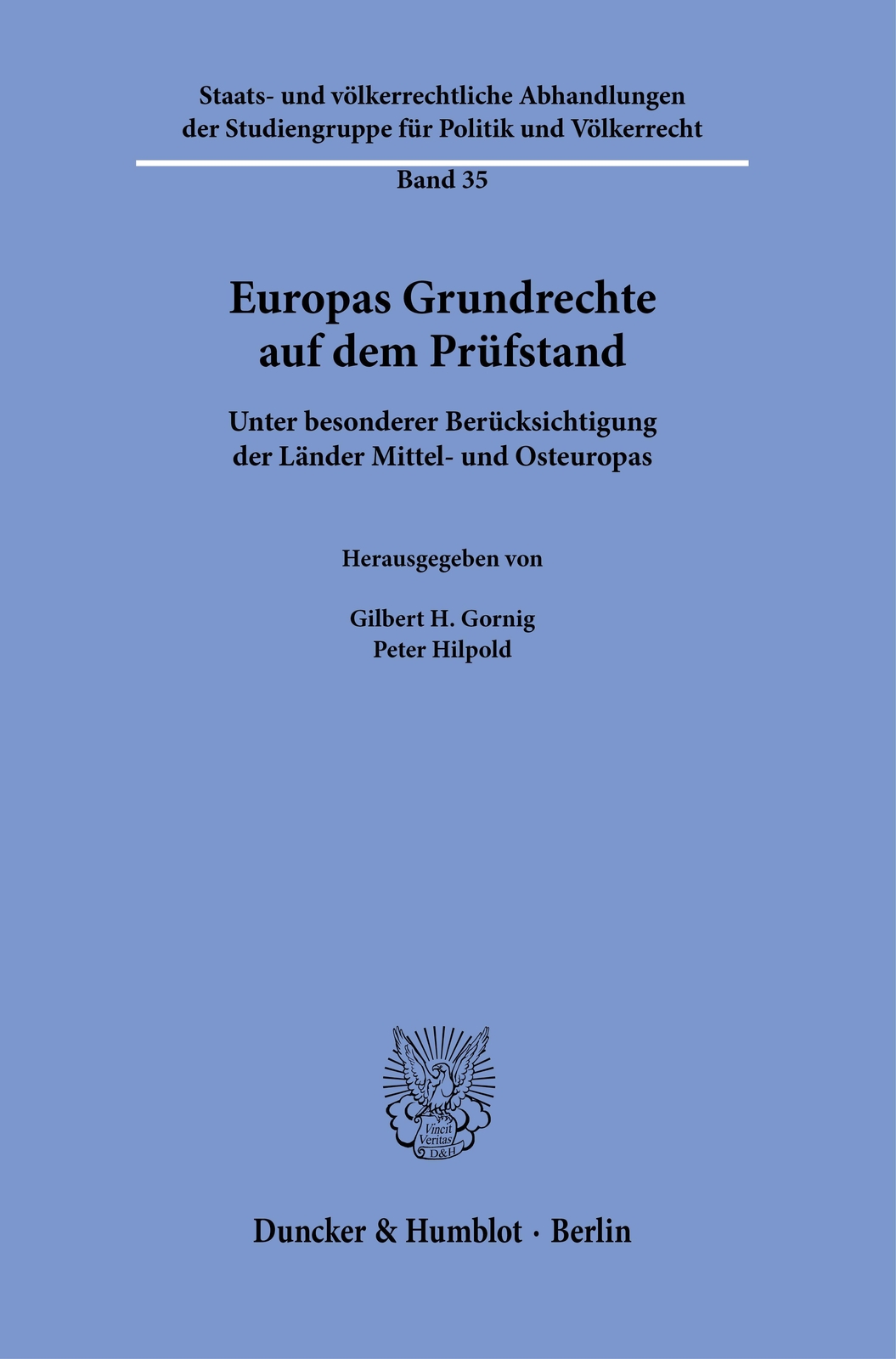 Thumbnail - Europas Grundrechte Auf Dem Prüfstand, Gilbert H. Gornig
