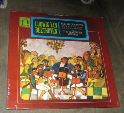 Ludwig van Beethoven The Claremont Quartet String Quartets Op 18. No. 5 NONESUCH