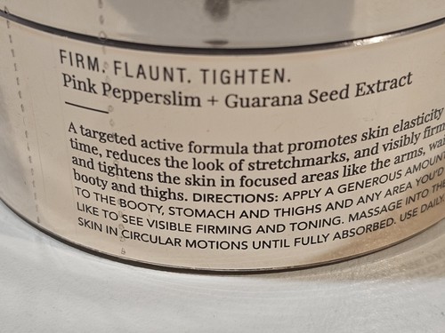 JLO BODY Firm + Flaunt Targeted Booty Balm 4.2 Oz BIG SIZE NEW SEALED - Picture 4 of 4