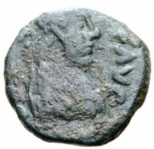 Johannes 423-425 AD. Rome mint Æ 11mm. Roman Empire.  Scarce 