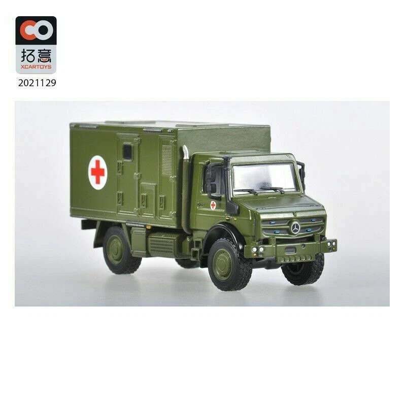 X CAR TOY 1/64 Unimog Field Rescue Type alloy cartoy Finished Product #129 - Image 2 of 4