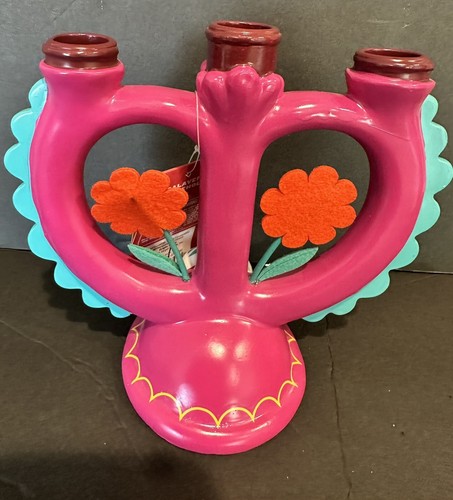 Target Dia De Muertos Calavera Candle Holder 2023 Candle Holder Pink - Picture 5 of 6