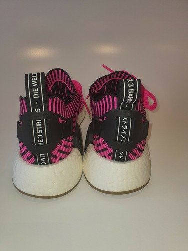 Adidas NMD R2 Limited Japan Pack Prime Knit Pink Black Boost Mens Size Us10 - Picture 4 of 6