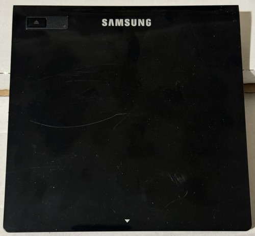 Samsung USB Ultra Slim Portable External DVD Writer Black Model SE-208 W/Cable - Picture 2 of 5
