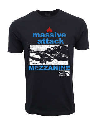 1998 MASSIVE ATTACK MEZZANINE EURO TOUR GRAPHIC T SHIRT