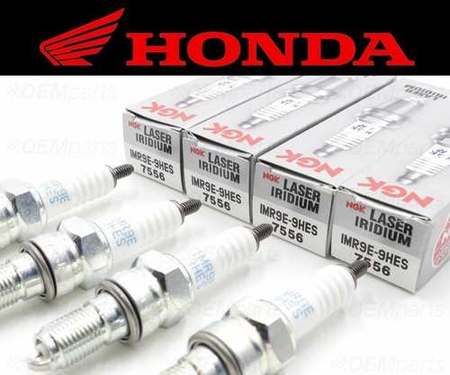 Set of (4) NGK IMR9E-9HES Spark Plugs Honda (See Fitment Chart) #31912-MFL-003 - Foto 2 di 3