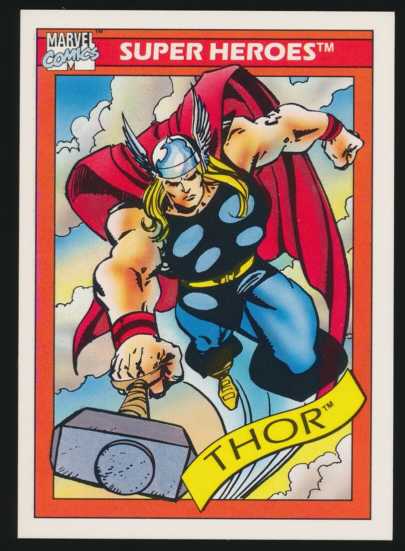 #18 THOR 1990 Impel Marvel Universe Series 1