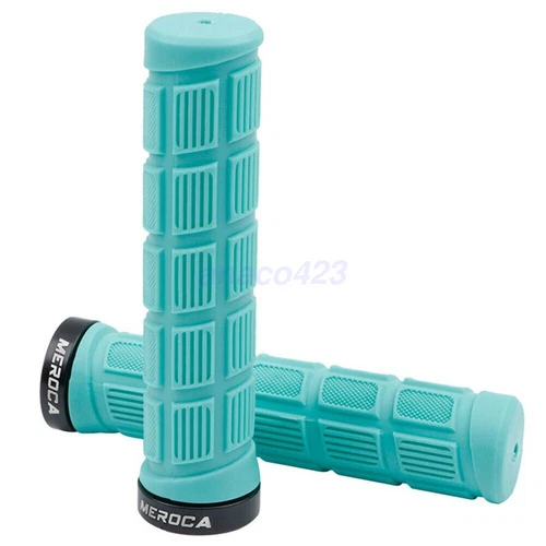 Road Mountain Cycling Bicycle MTB BMX Bike Hand Handlebar Grips Double Lock On - Picture 18 of 37