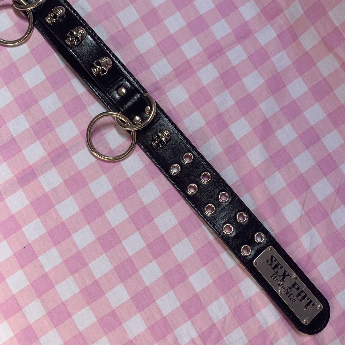 Sexpot Revenge - O-Ring Skull Belt - Goth Punk Emo Rokku Sexpot Revenge - O-Ring Skull Belt - Goth Punk Emo Rokku