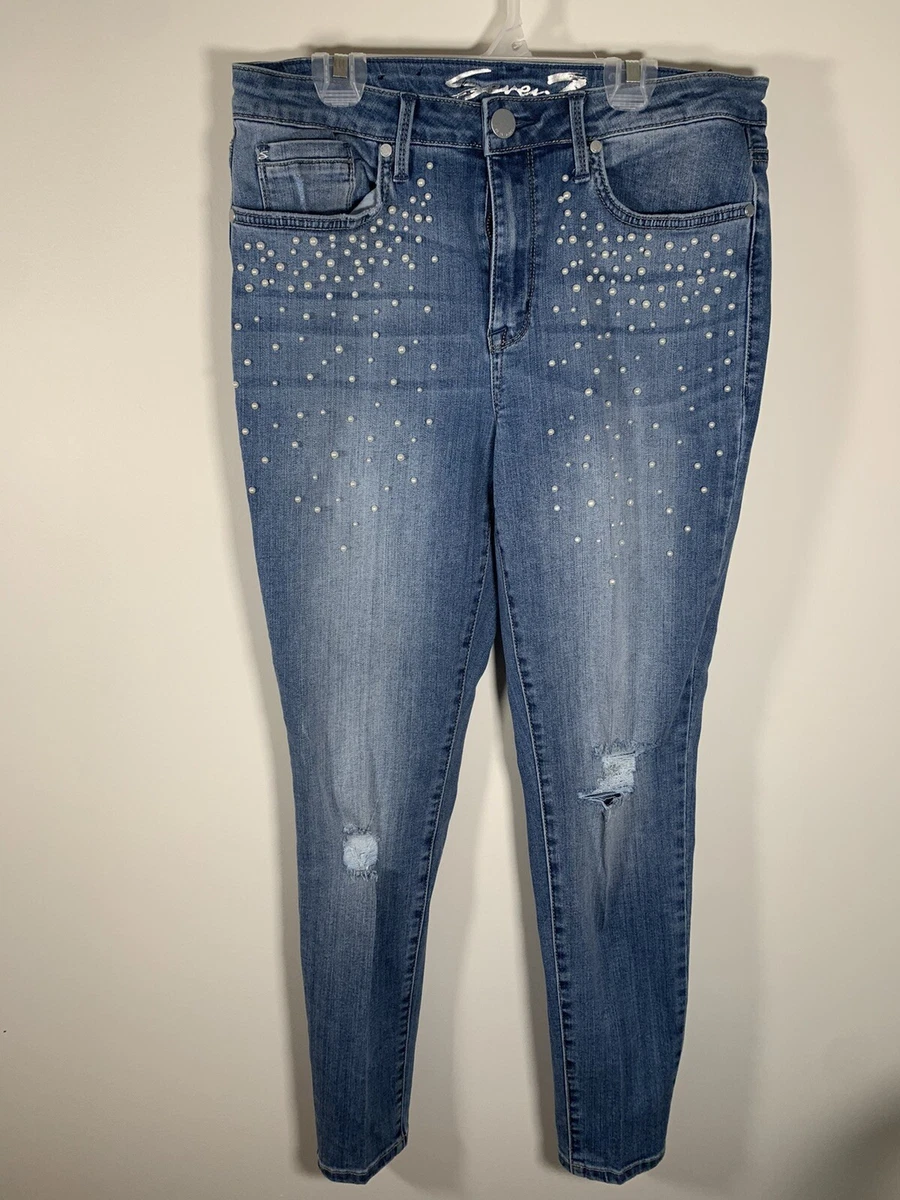 Pearl sales distressed jeans