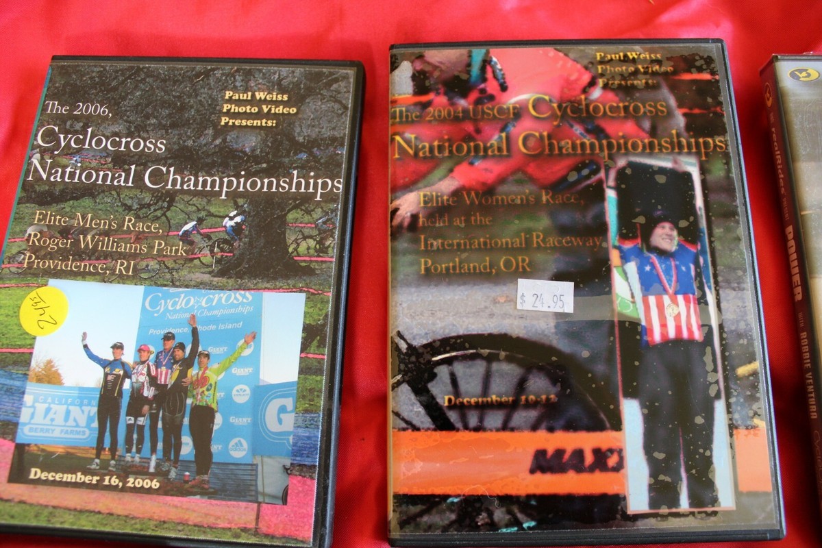 Vintage Lot of Cycling Cyclocross and Road DVD's Jeremy Powers