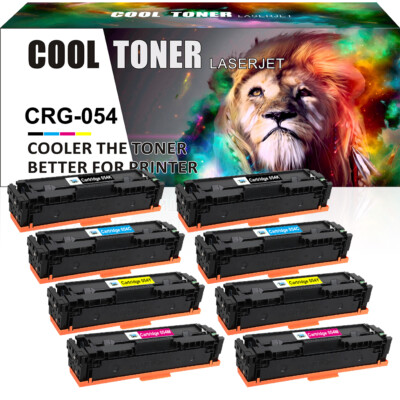 8 Toner kompatibel für Canon 054 Color imageCLASS MF640 iSensys LBP640 MF642CDW