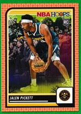 2023-24 Panini Haunted Hoops Orange Jalen Pickett RC #179 Denver Nuggets