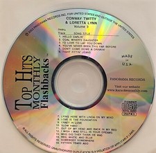 CONWAY TWITTY LORETTA LYNN TOP HITS MONTHLY KARAOKE CDG RARE LOT SC