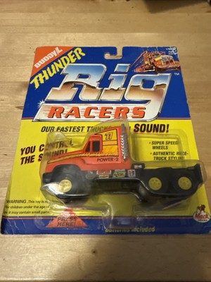 Vintage BUDDY L THINDER RIG RACERS NW/ Pk MACK
